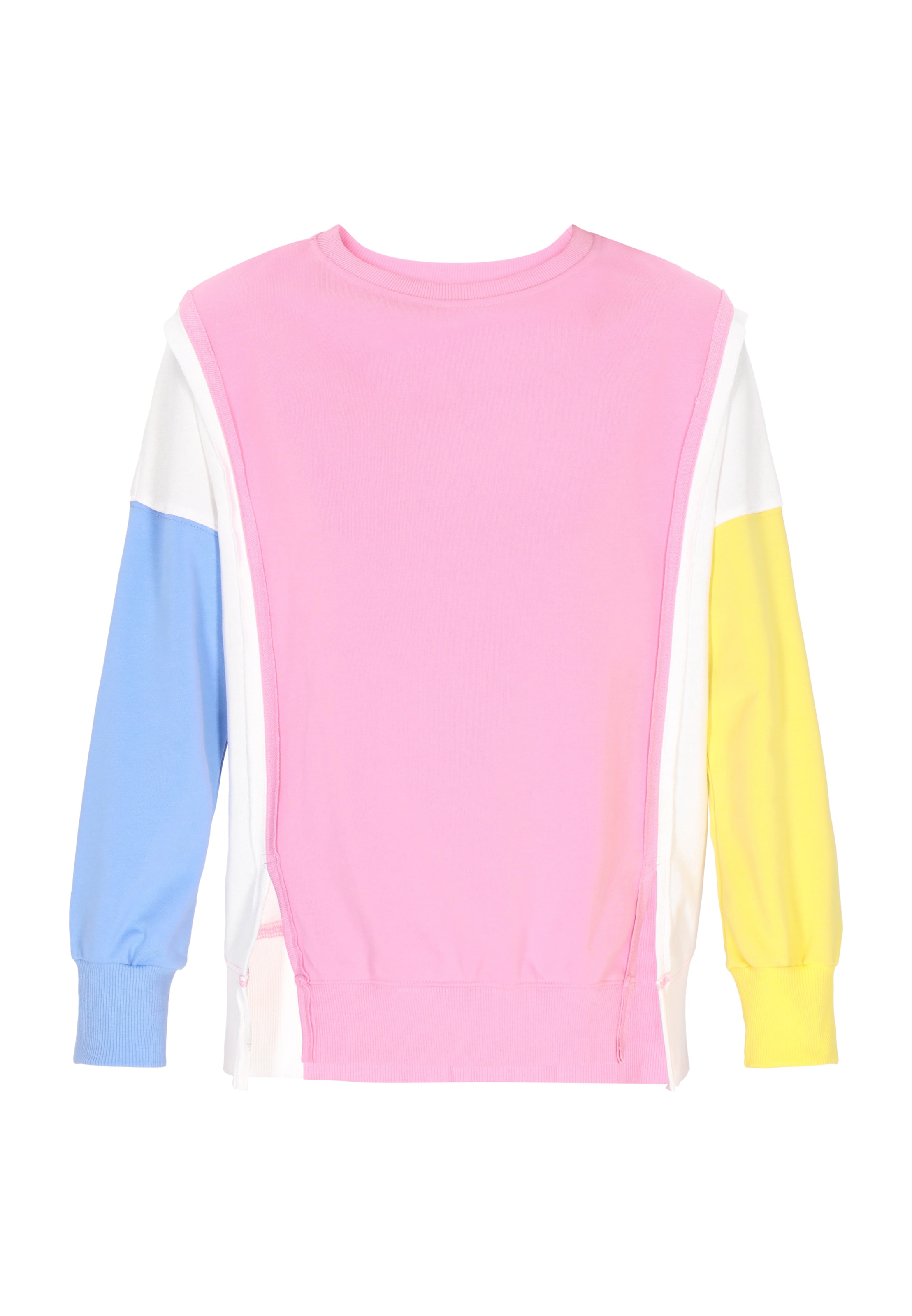 Sweat-shirt IZIA en rose : devant