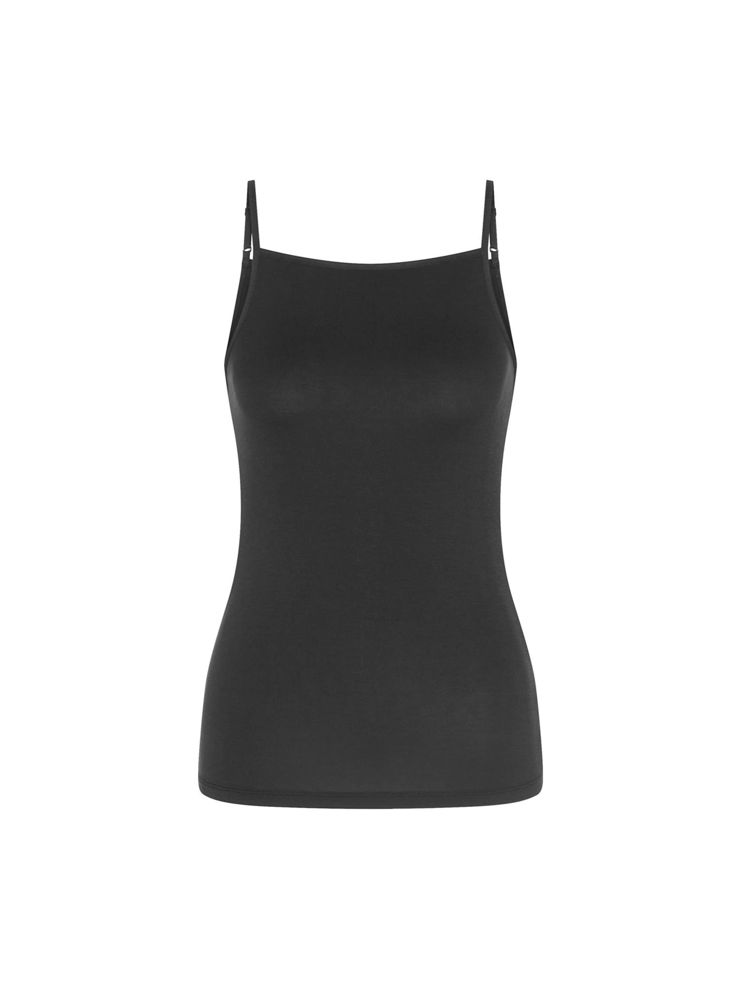 TRIUMPH Spaghettitop ' Red Label Beauty Layers ' in Schwarz: Vorderseite