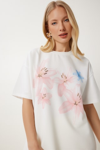 Maglia extra large di Happiness İstanbul in beige: frontale