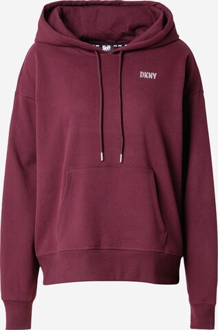 Sweat de sport DKNY Performance en rouge : devant