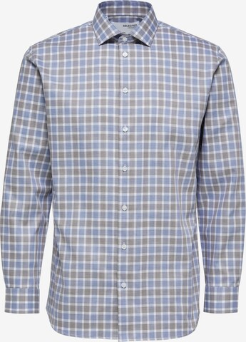 Regular fit Camicia di SELECTED HOMME in marrone: frontale