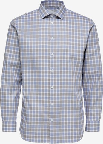 Regular fit Camicia di SELECTED HOMME in marrone: frontale
