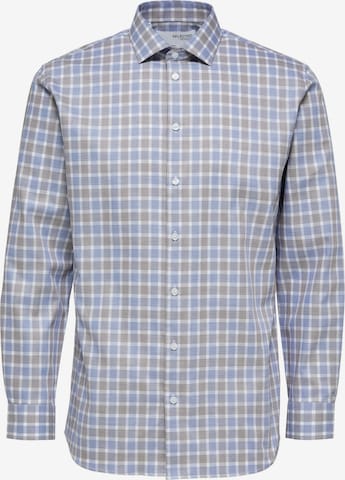 SELECTED HOMME - Regular Fit Camisa em castanho: frente