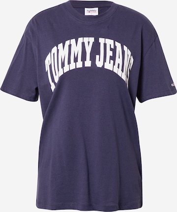 Tommy Jeans Shirt in Blauw: voorkant