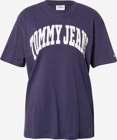 Tricou Tommy Jeans pe albastru noapte / alb, Vizualizare produs