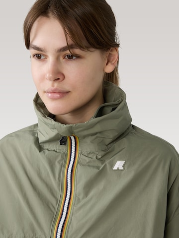 Cappotto funzionale 'Aube Memory Touch' di K-Way in verde