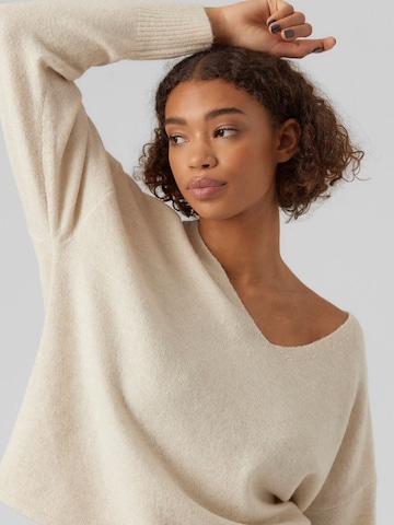 VERO MODA Trui 'Doffy' in Beige