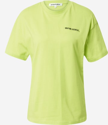 T-shirt 9N1M SENSE en vert : devant