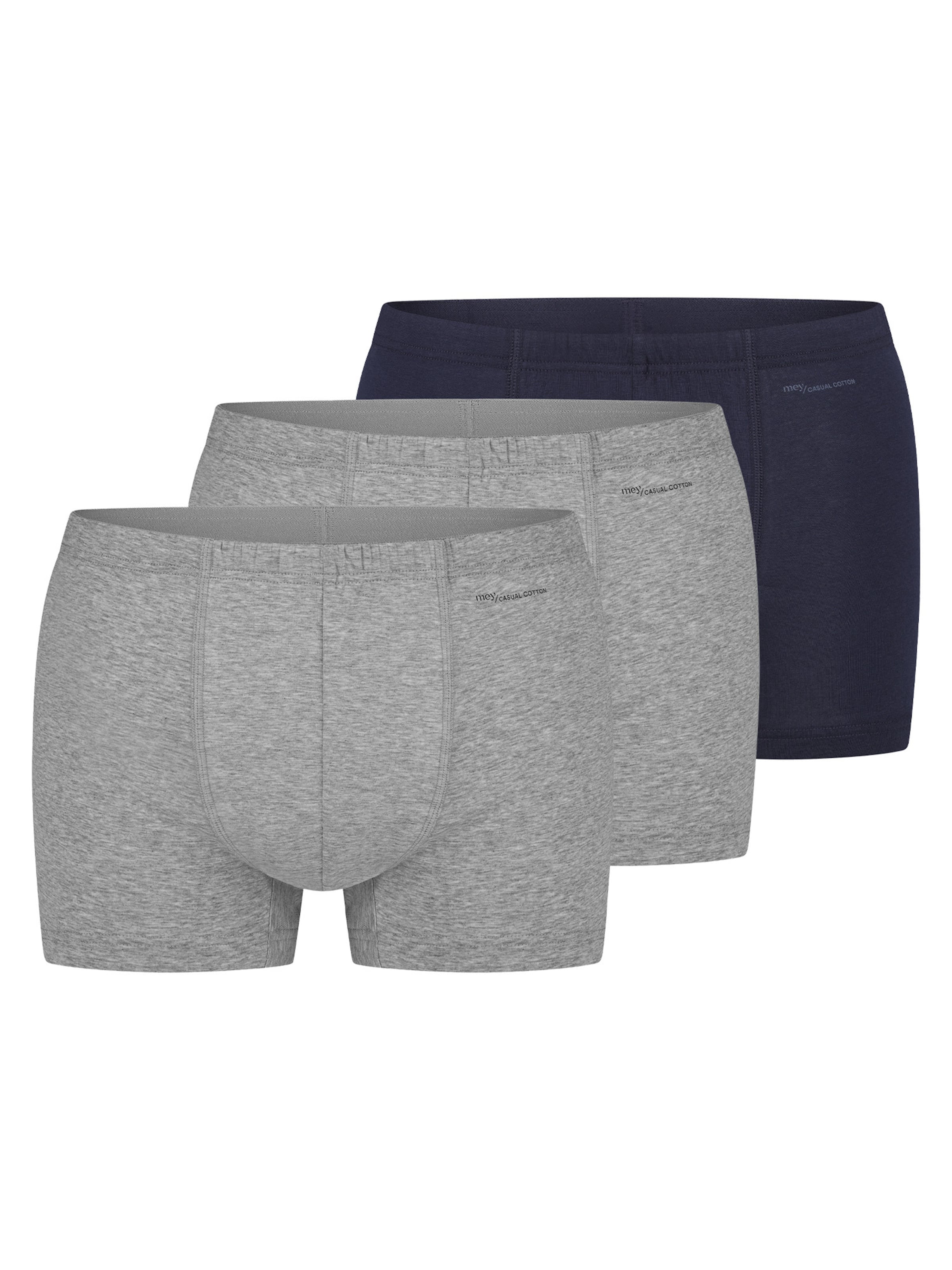 Mey Boxer shorts 'Casual Cotton' in Mottled grey, Item view