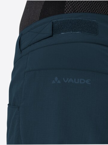 VAUDE Regular Workout Pants 'Tamaro II' in Blue