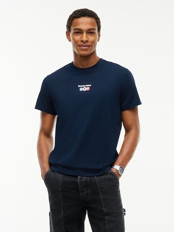 Tommy Jeans Тениска 'NYC' в синьо: отпред