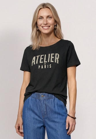 STREET ONE Shirt in Black: front