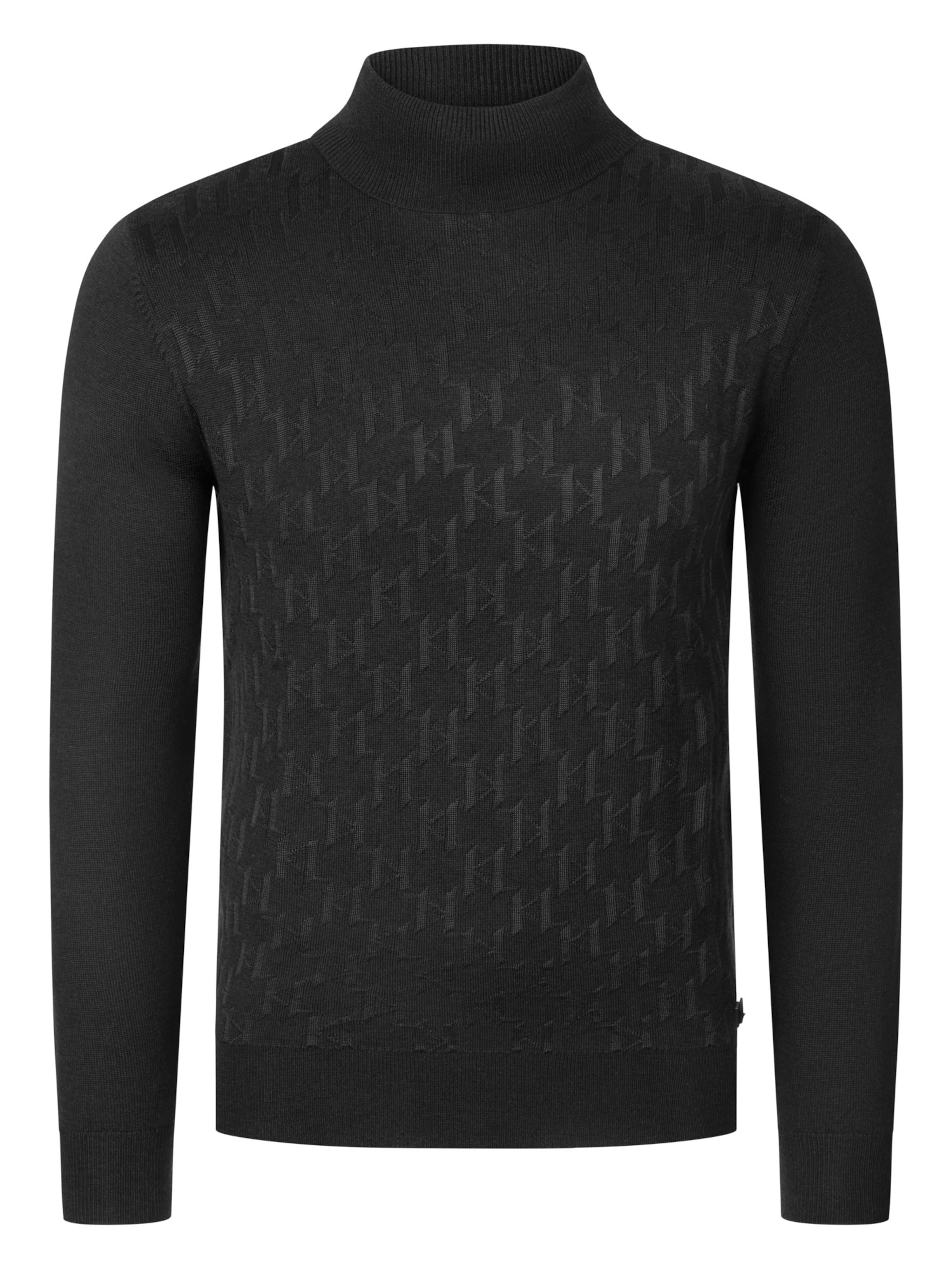 Karl Lagerfeld Shirt in Zwart: voorkant