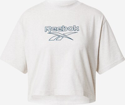 Reebok Classics T-shirt 'CL PF BIG LOGO TEE' en gris argenté / blanc, Vue avec produit