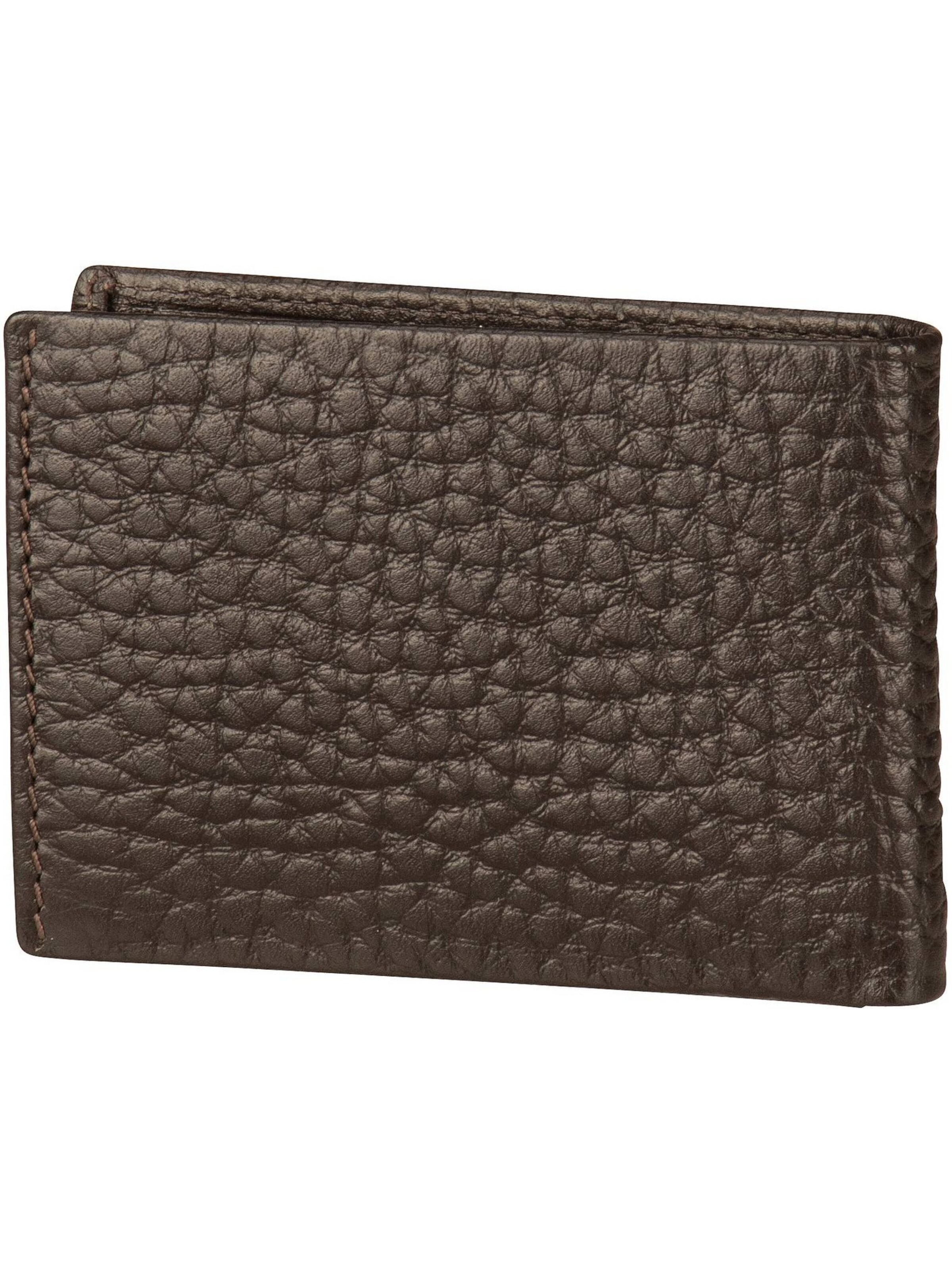 Portamonete 'Yannik' di Braun Büffel in marrone