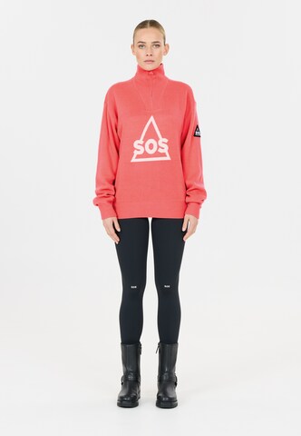 SOS Athletic Sweater 'Tignes' in Pink