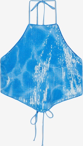 Bershka Top in Blauw: voorkant