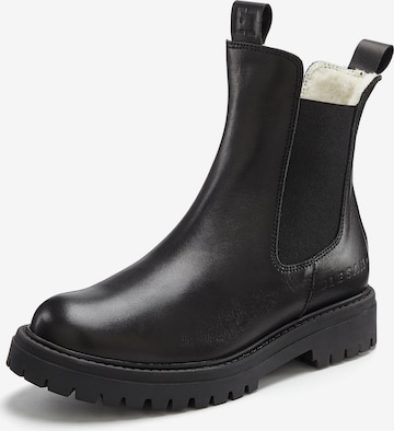 Elbsand Chelsea Boots in Schwarz: Vorderseite