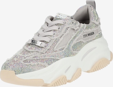 STEVE MADDEN Sneakers laag in Zilver: voorkant