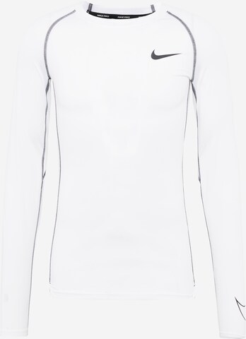 NIKE Regular fit Performance shirt 'Pro Cool' in White: front