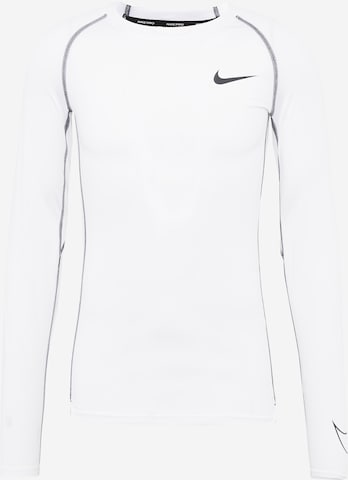 NIKE Regular fit Performance shirt in White: front
