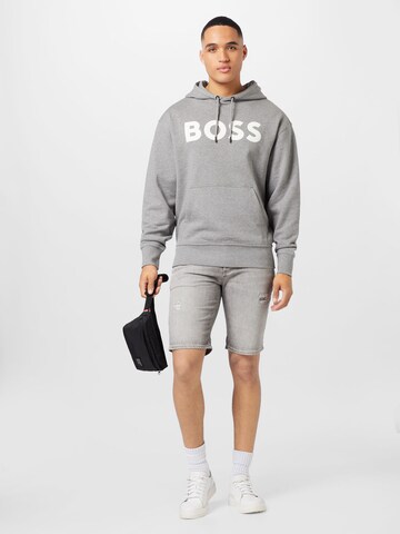 BOSS - Sweatshirt em cinzento