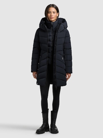 khujo Wintermantel 'Dier' in Blau