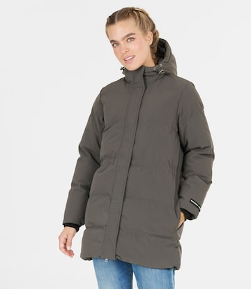 Weather Report Outdoor Jacket 'Silky' in Grey: front