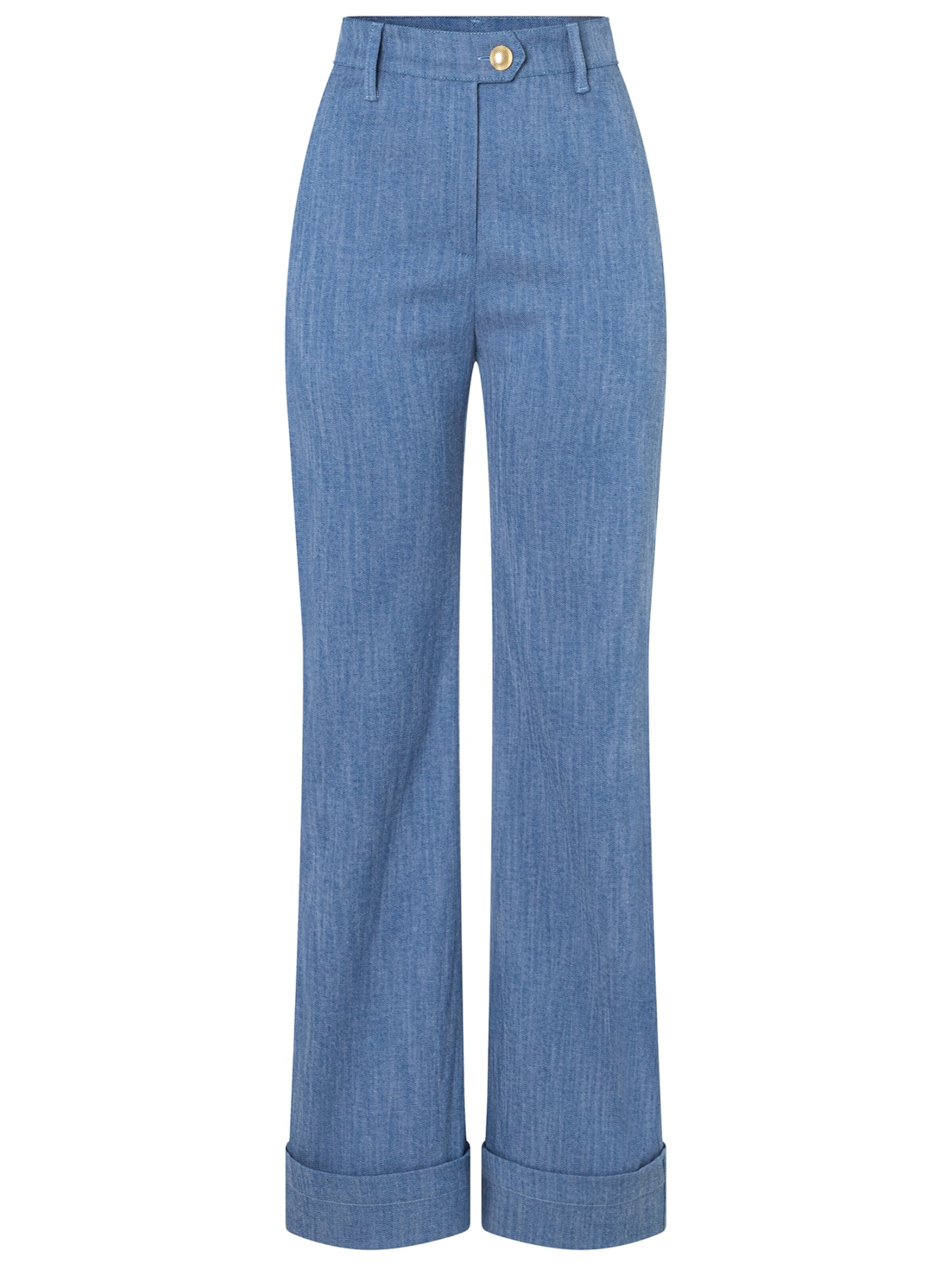 Ana Alcazar Regular Hose 'Doari' in Blau: Vorderseite