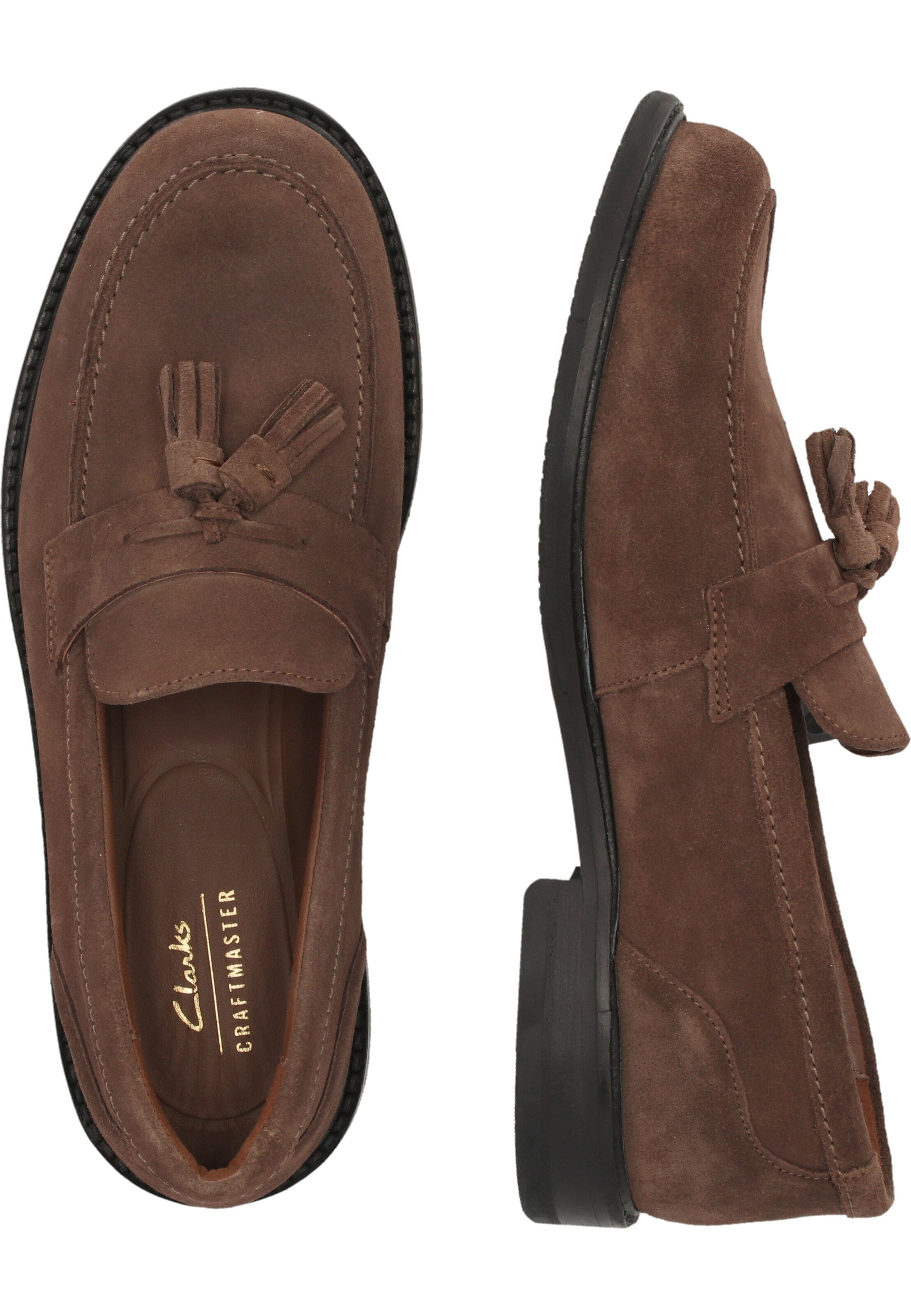 CLARKS Slipper 'Craft Arlo' in Braun