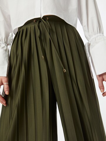 Wide leg Pantaloni 'Caren' de la ABOUT YOU pe verde