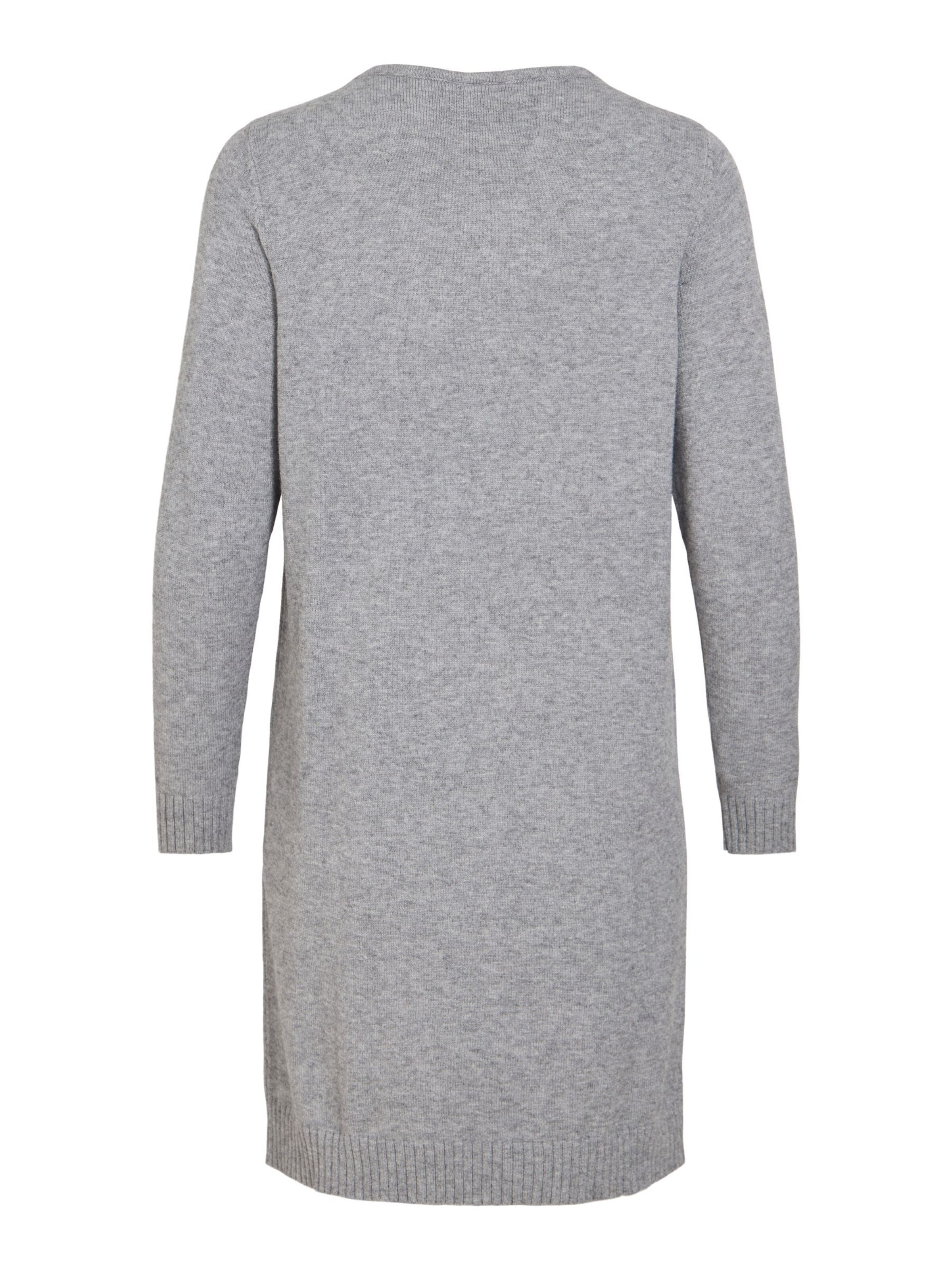 VILA Knitted dress 'RIL' in Grey