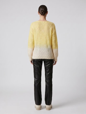 americandreams Oversized sweater 'Milana 2-Colored' in Yellow