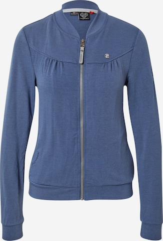 Ragwear Sweat jacket 'KENIA' in Blue: front