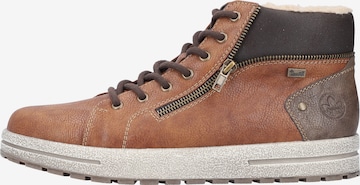 Rieker Lace-Up Boots in Brown