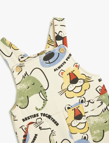 Koton Regular Latzhose in Beige