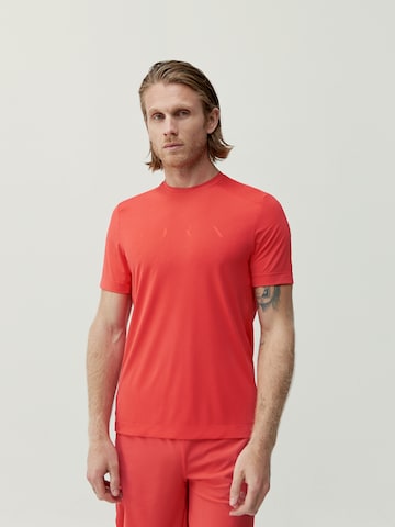 Born Living Yoga Shirt 'Volta' in Red: front