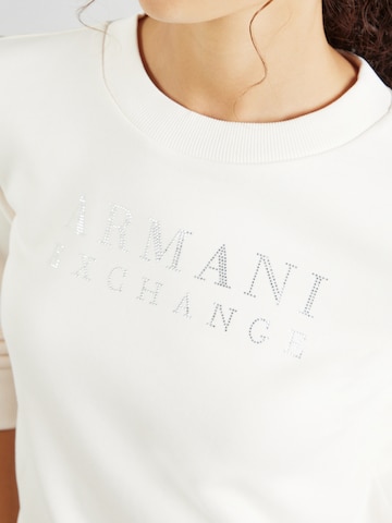 Sweat-shirt ARMANI EXCHANGE en blanc