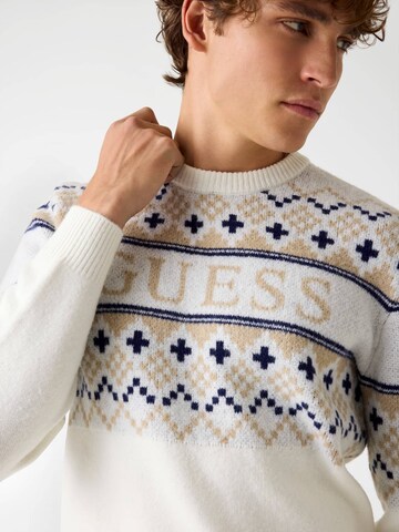 GUESS Pullover in Weiß