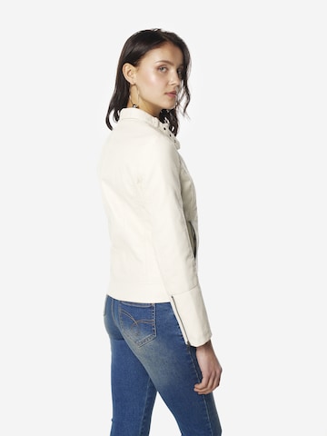 KOROSHI - Casaco meia-estação em branco