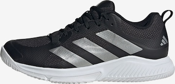 ADIDAS PERFORMANCE Athletic Shoes 'Court Team 2.0' in Black: front