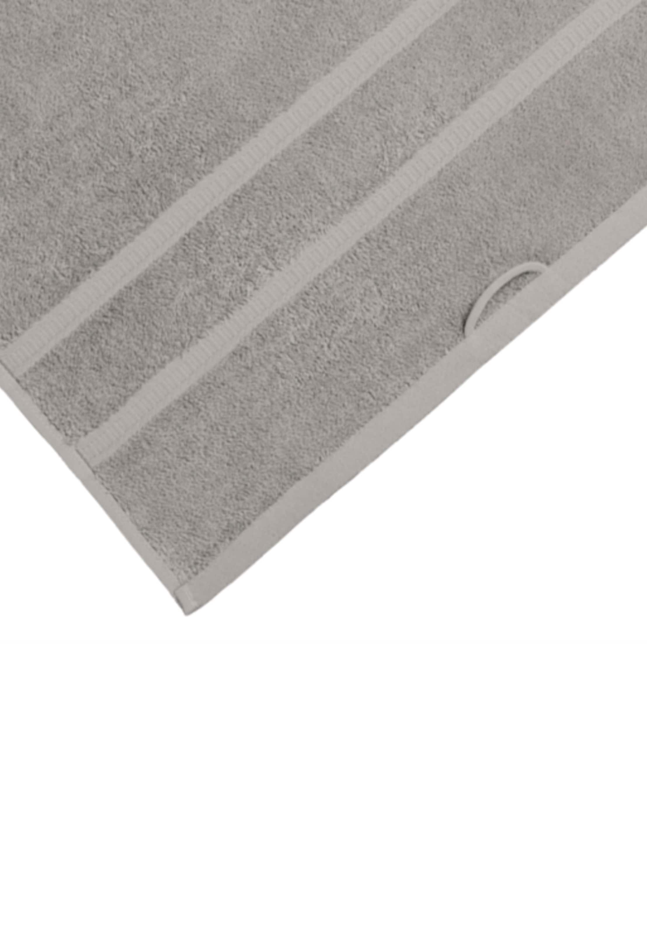 SCHIESSER Towel 'Palma' in Silver