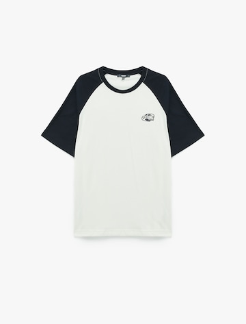 Koton T-Shirt in Weiß: Vorderseite