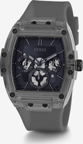 Orologio analogico 'Phoenix' di GUESS in grigio: frontale