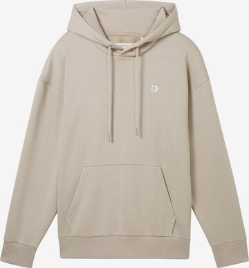 TOM TAILOR DENIM Sweatshirt in Beige: voorkant