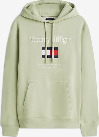 Veste de survêtement TOMMY HILFIGER en vert : devant