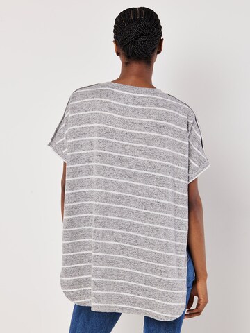 T-shirt oversize Apricot en gris