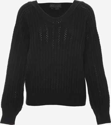 Pull-over NAEMI en noir : devant