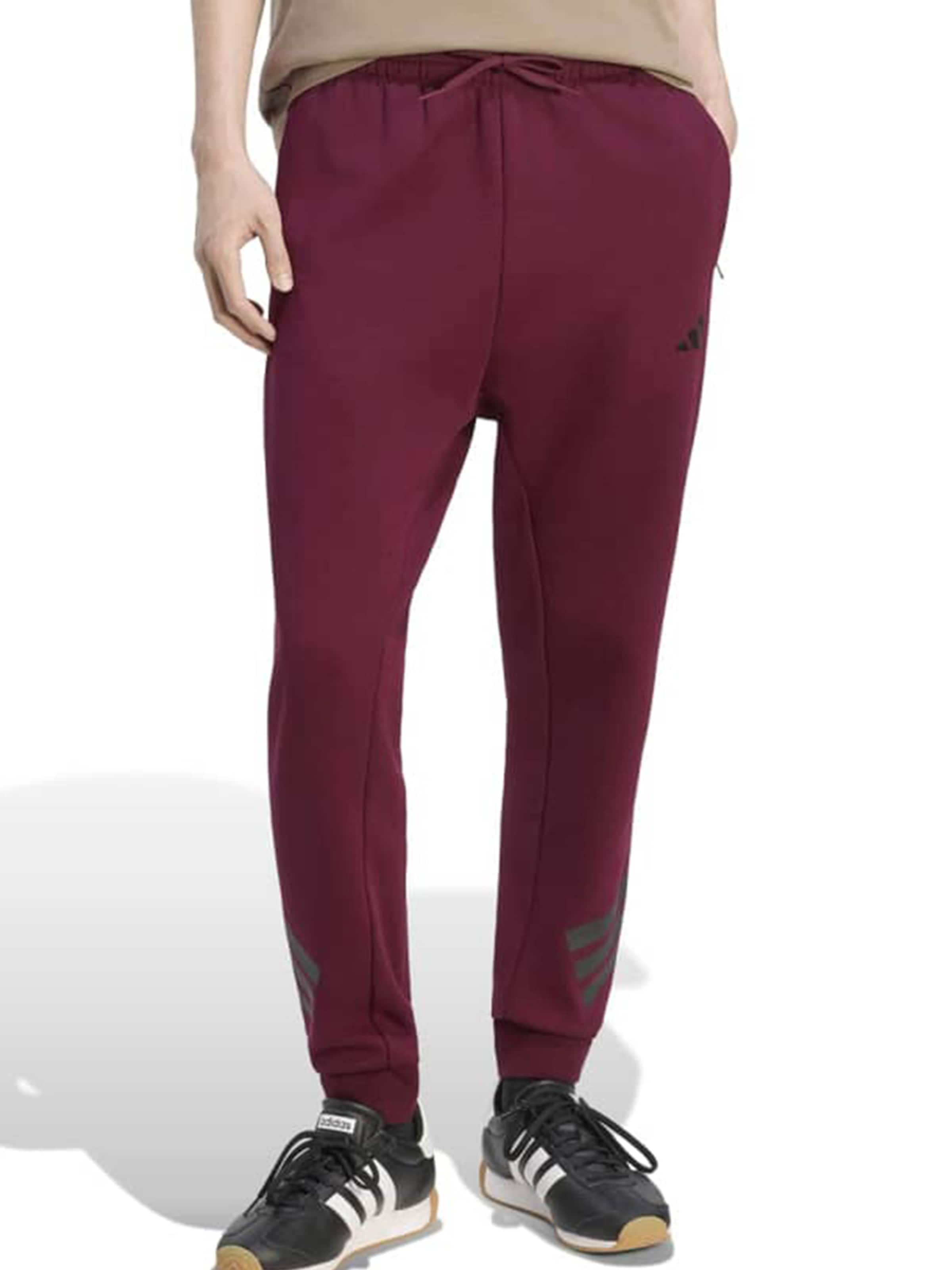 ADIDAS SPORTSWEAR Tapered Sportnadrágok - piros: elől