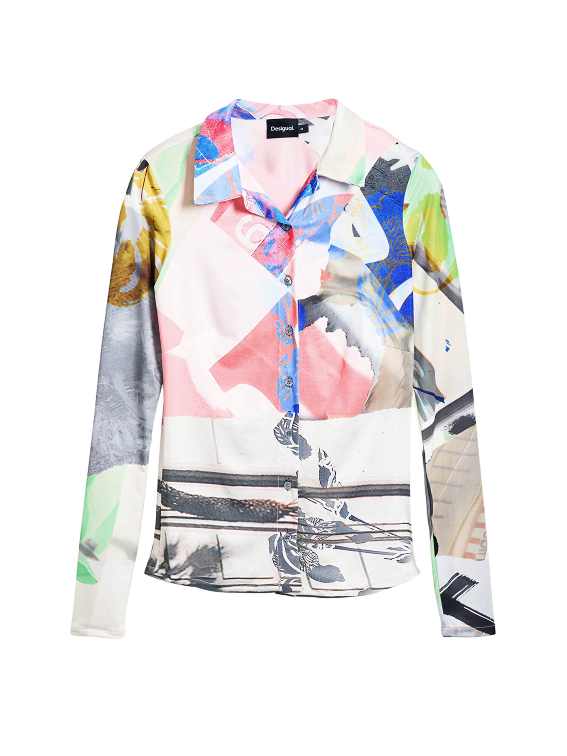 Desigual - Blusa em mistura de cores: frente